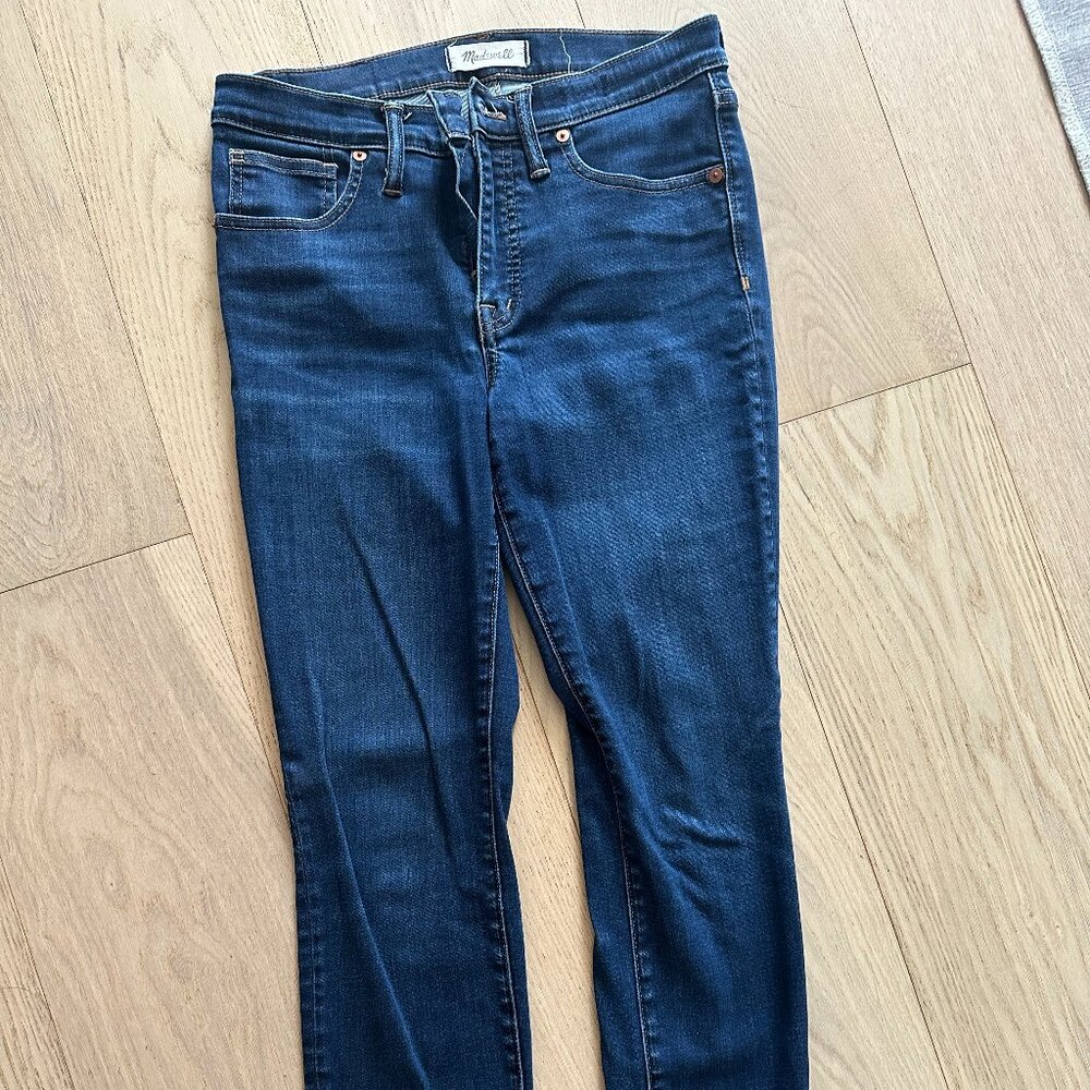 Madewell - 9" High Rise Skinny Jean - Dark Wash - Size 27